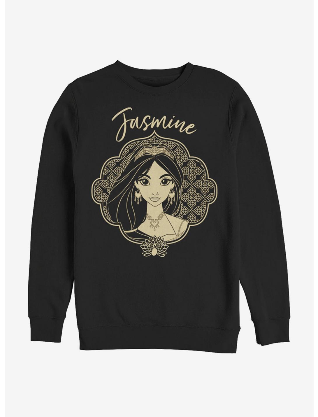 Disney Aladdin 2019 Jasmine Portrait Sweatshirt, BLACK, hi-res