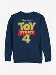 Disney Pixar Toy Story 4 Full Color Logo Sweatshirt, NAVY, hi-res