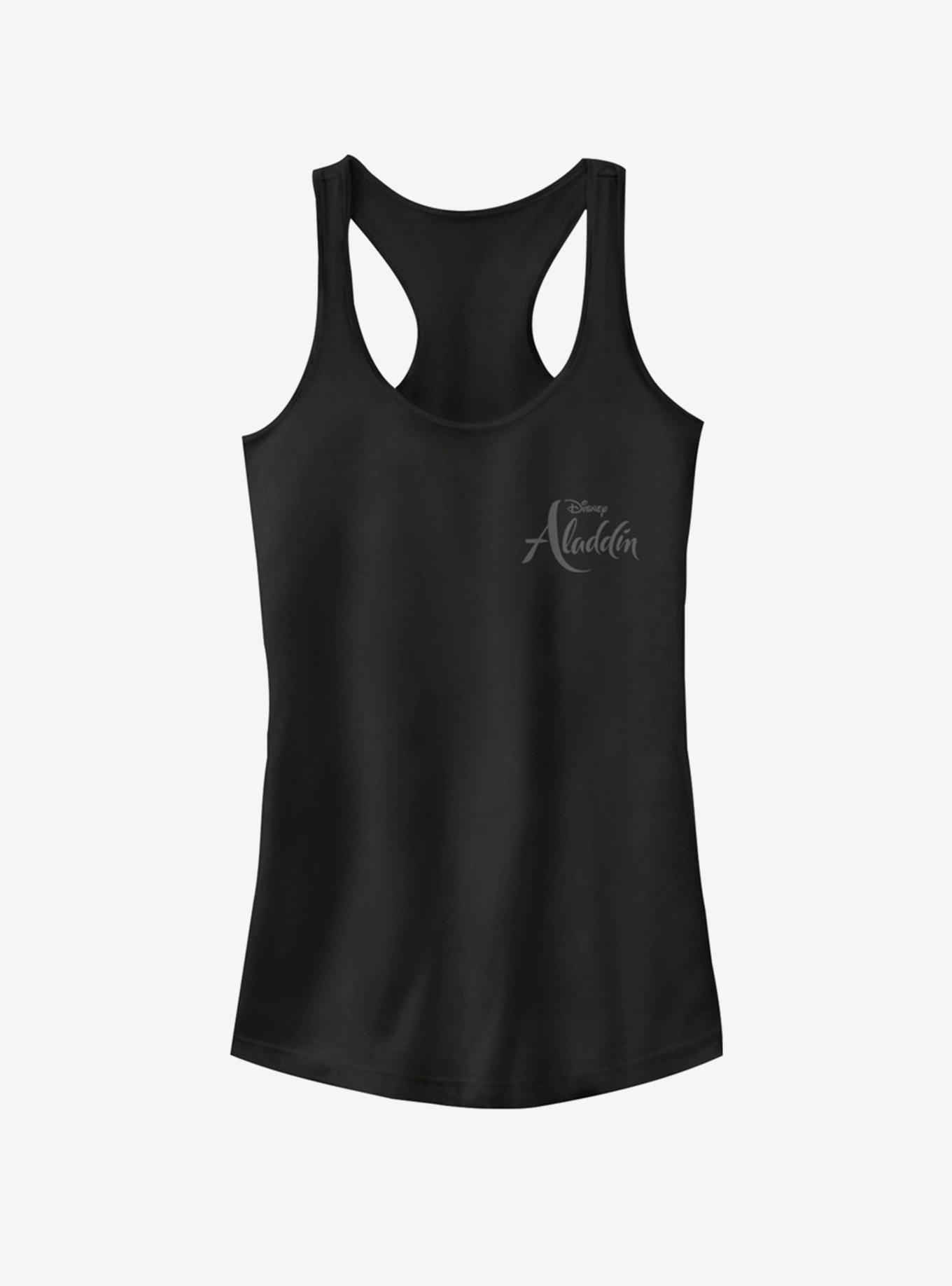 Disney Aladdin 2019 Genie Lamp Pattern Girls Tank, BLACK, hi-res