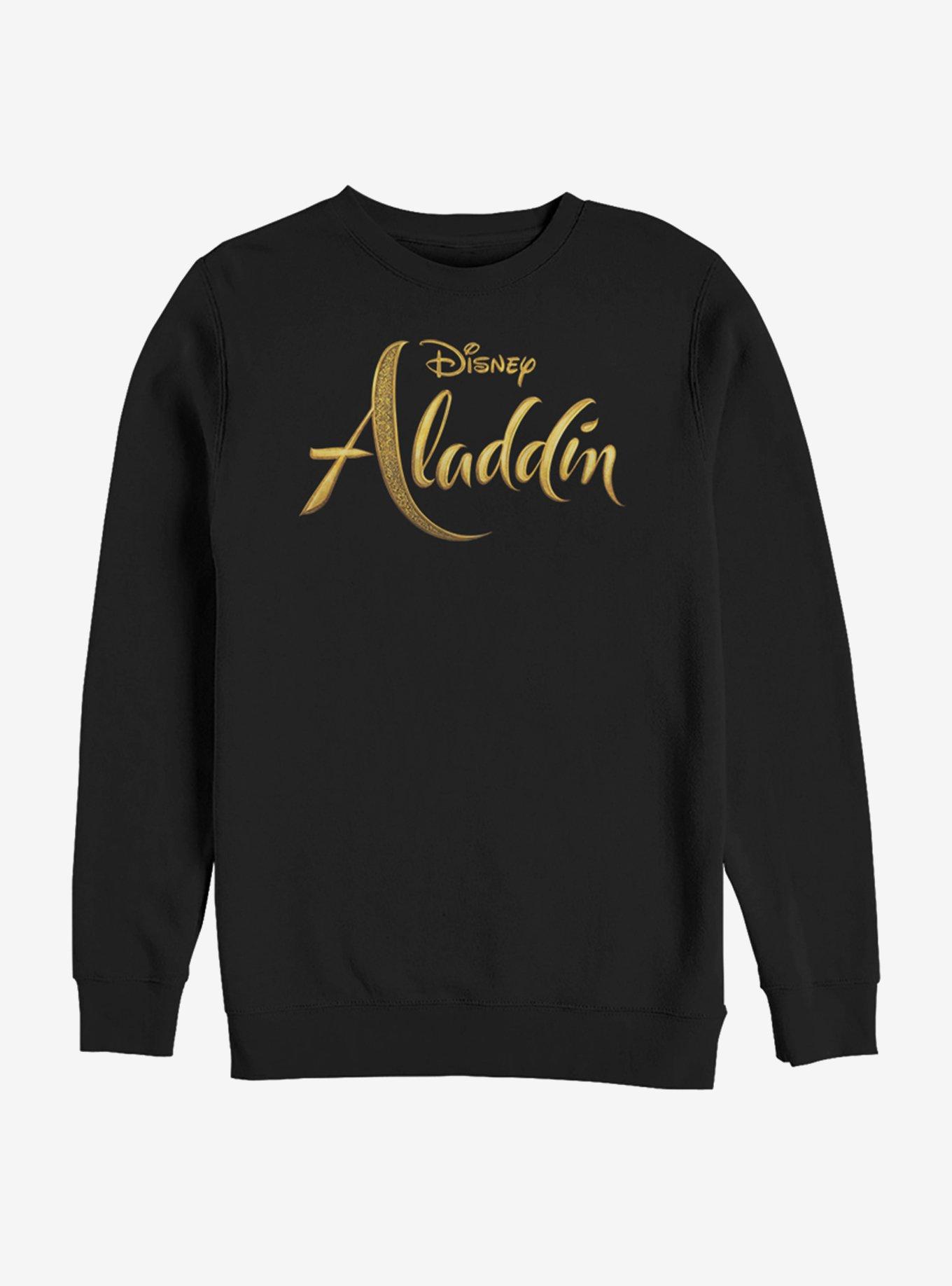 Disney Aladdin 2019 Aladdin Live Action Logo Sweatshirt, BLACK, hi-res