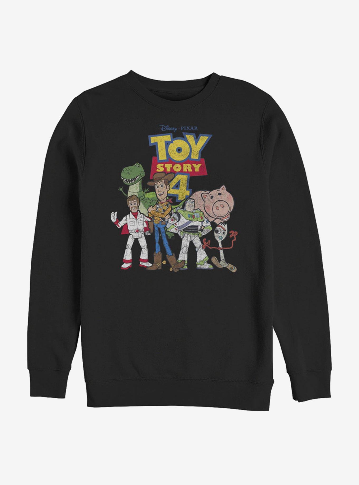 Disney Pixar Toy Story 4 Toy Crew Sweatshirt, BLACK, hi-res
