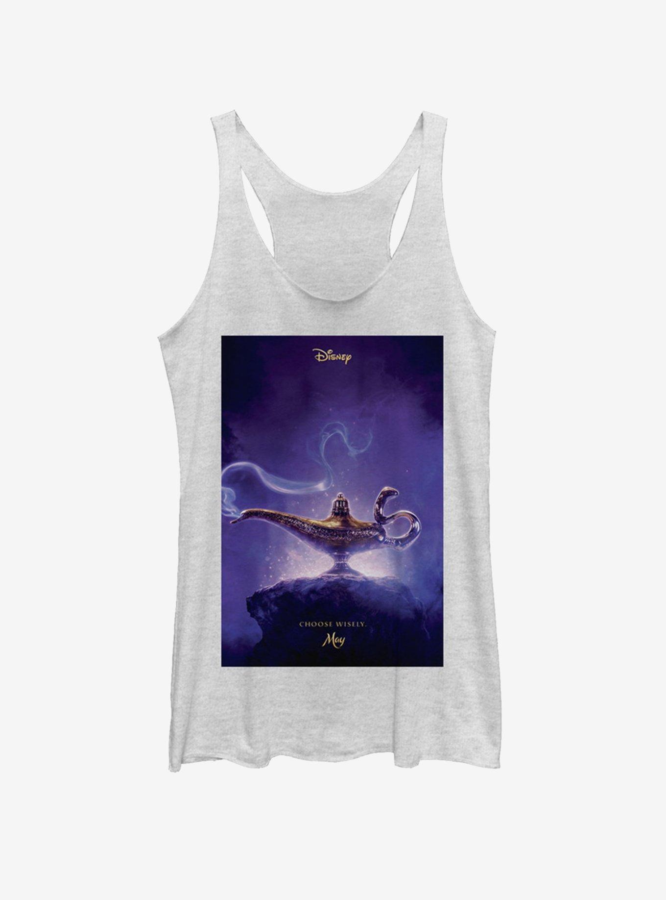 Disney Aladdin 2019 Aladdin Live Action Poster Girls Tank, WHITE HTR, hi-res