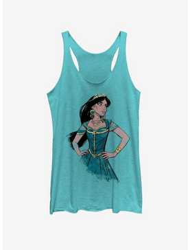 Disney Aladdin 2019 Jasmine Sketch Girls Tank, , hi-res