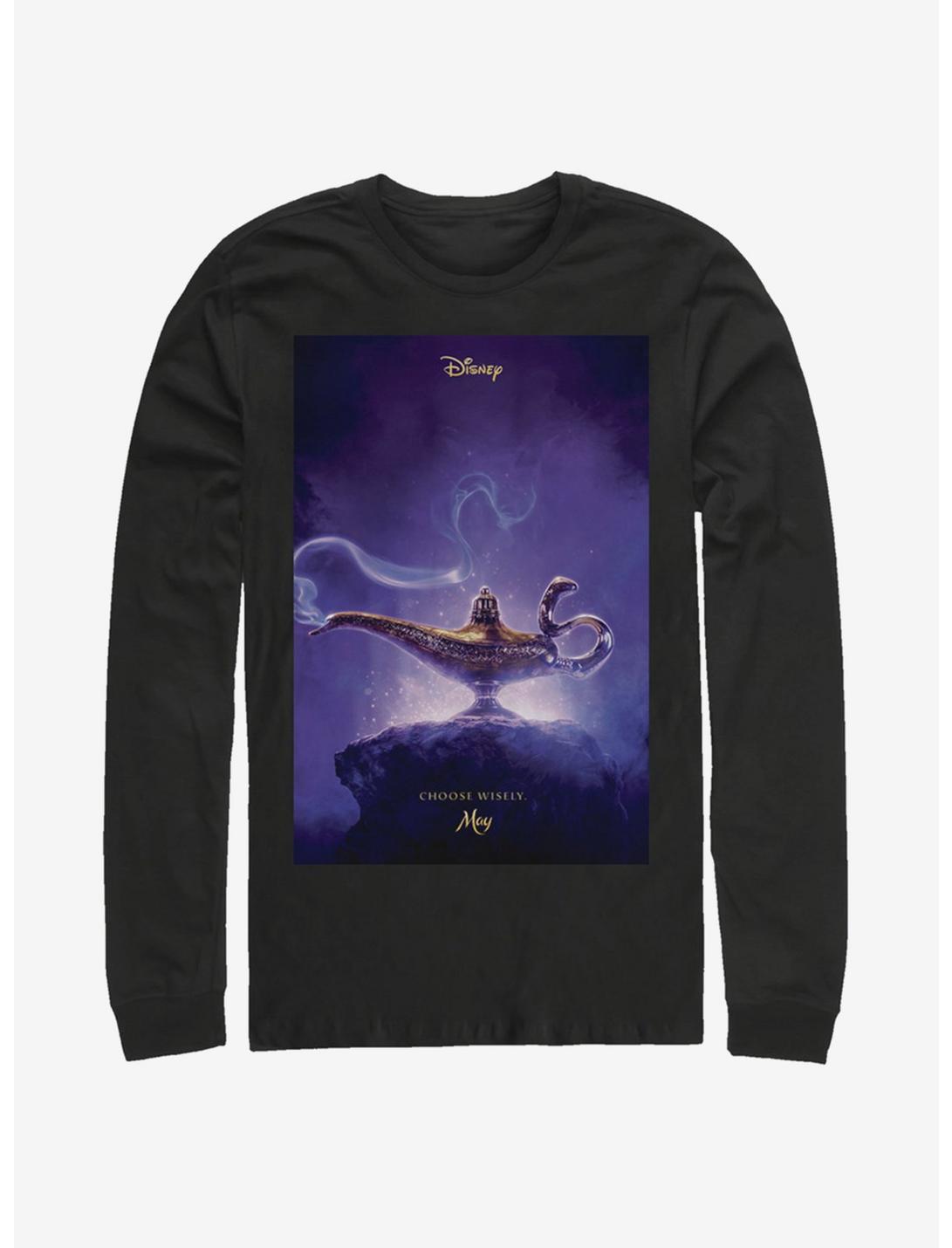 Disney Aladdin 2019 Aladdin Live Action Poster Long-Sleeve T-Shirt , BLACK, hi-res