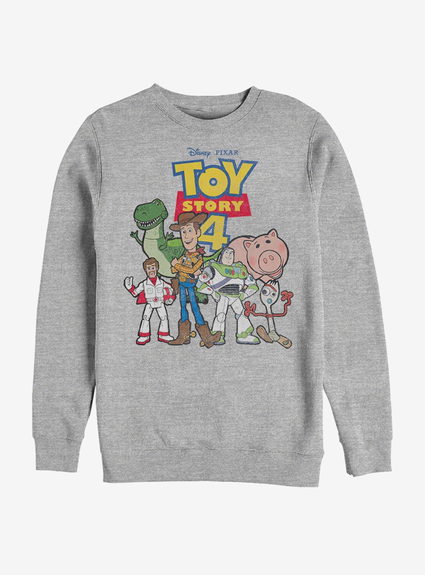 Disney Pixar Toy Story 4 Toy Crew Sweatshirt, ATH HTR, hi-res
