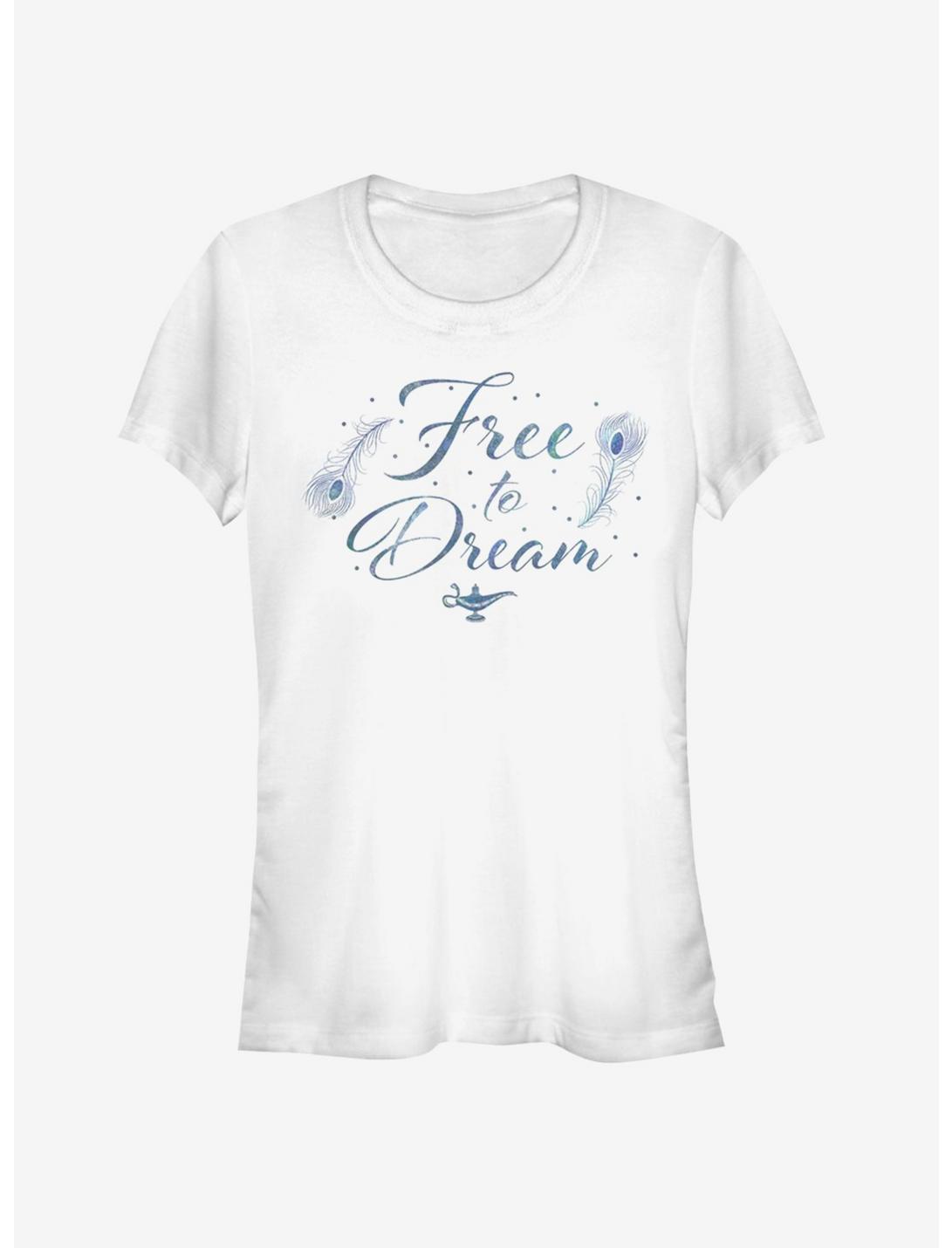 Disney Aladdin 2019 Free To Dream Girls T-Shirt, WHITE, hi-res