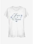 Disney Aladdin 2019 Free To Dream Girls T-Shirt, WHITE, hi-res