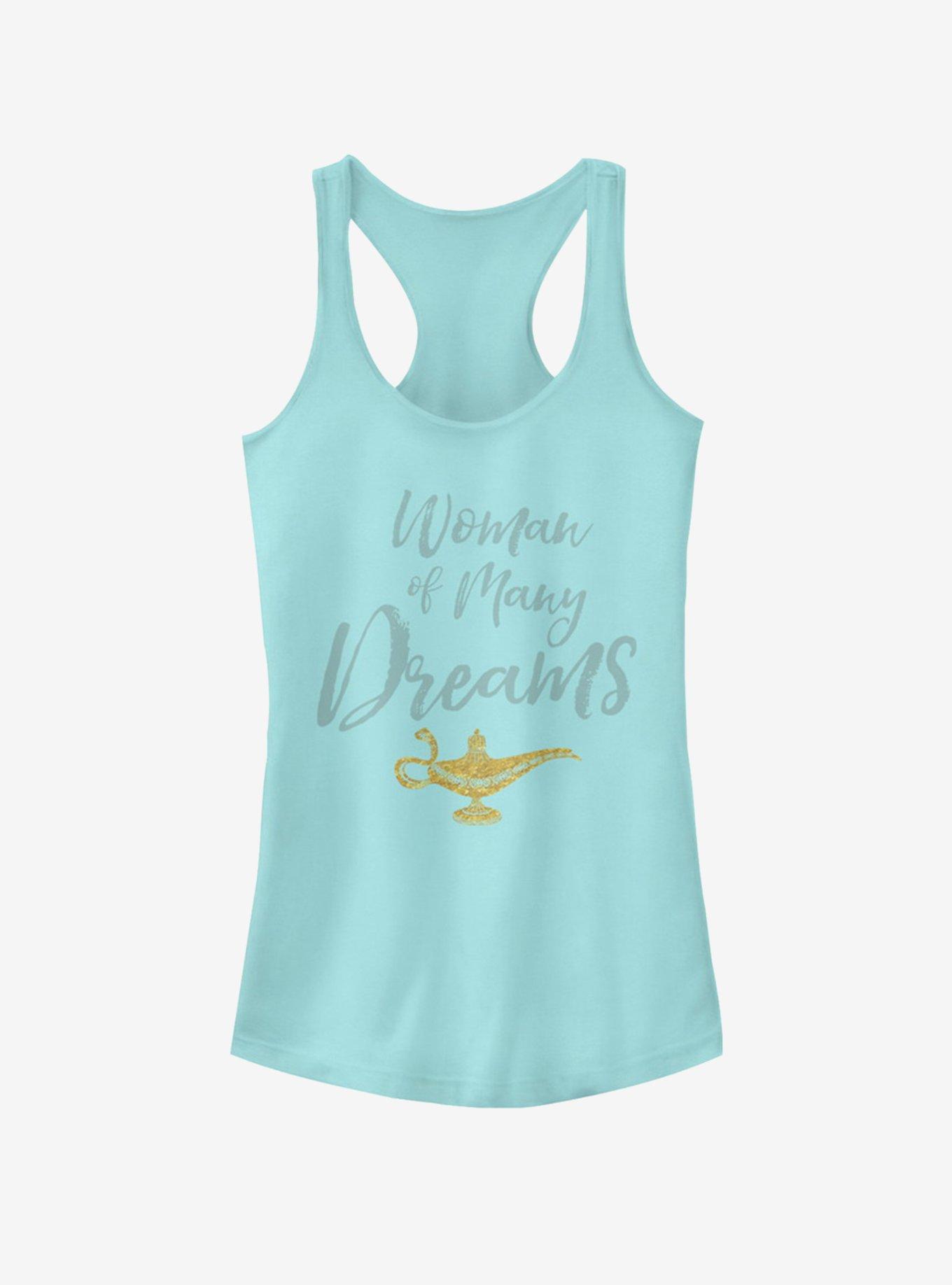 Disney Aladdin 2019 Woman of Many Dreams Cursive Girls Tank, , hi-res