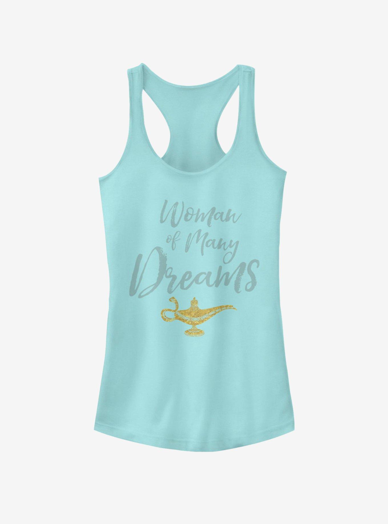 Disney Aladdin 2019 Woman of Many Dreams Cursive Girls Tank, CANCUN, hi-res