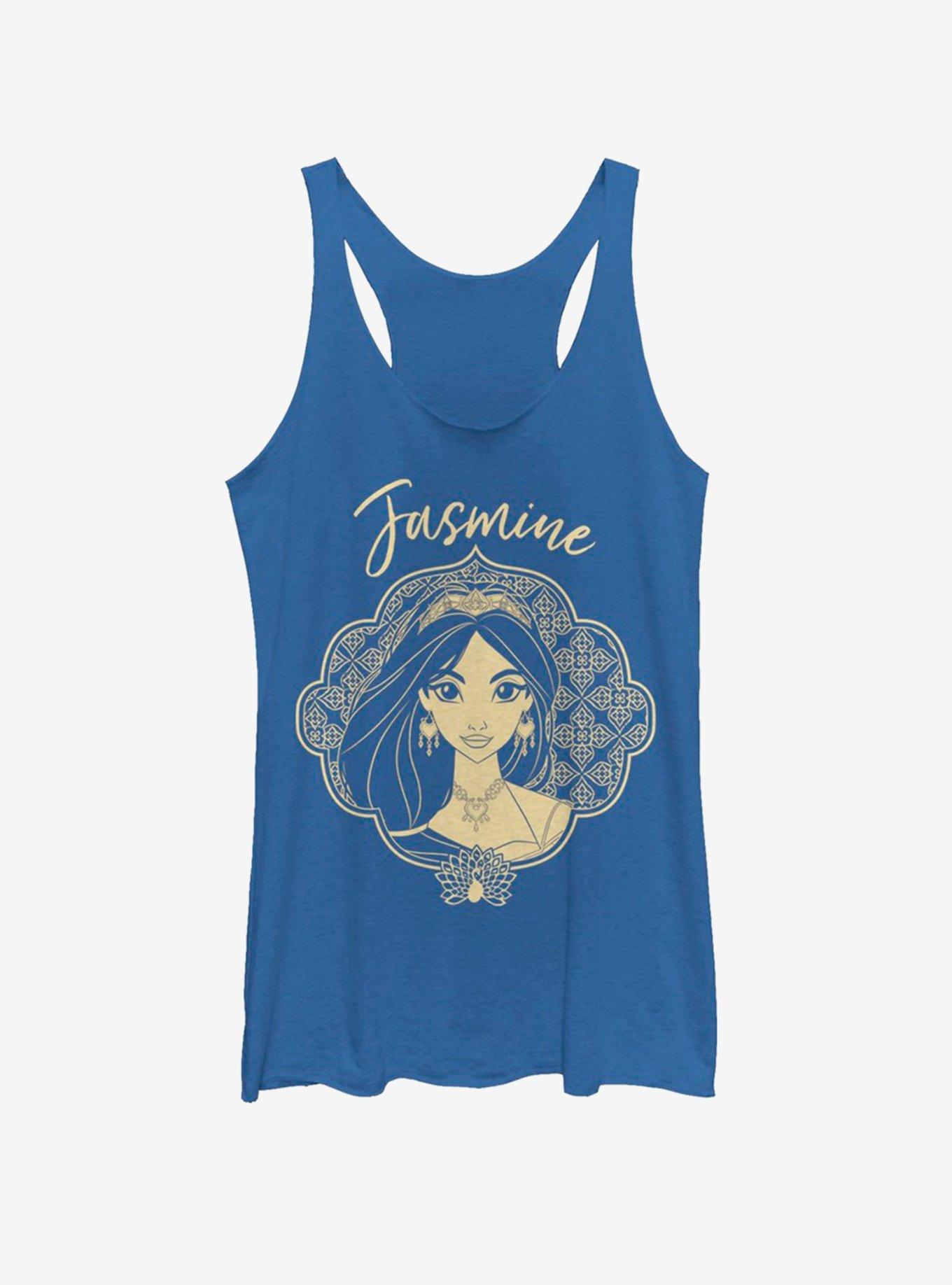 Disney Aladdin 2019 Jasmine Portrait Girls Tank, ROY HTR, hi-res