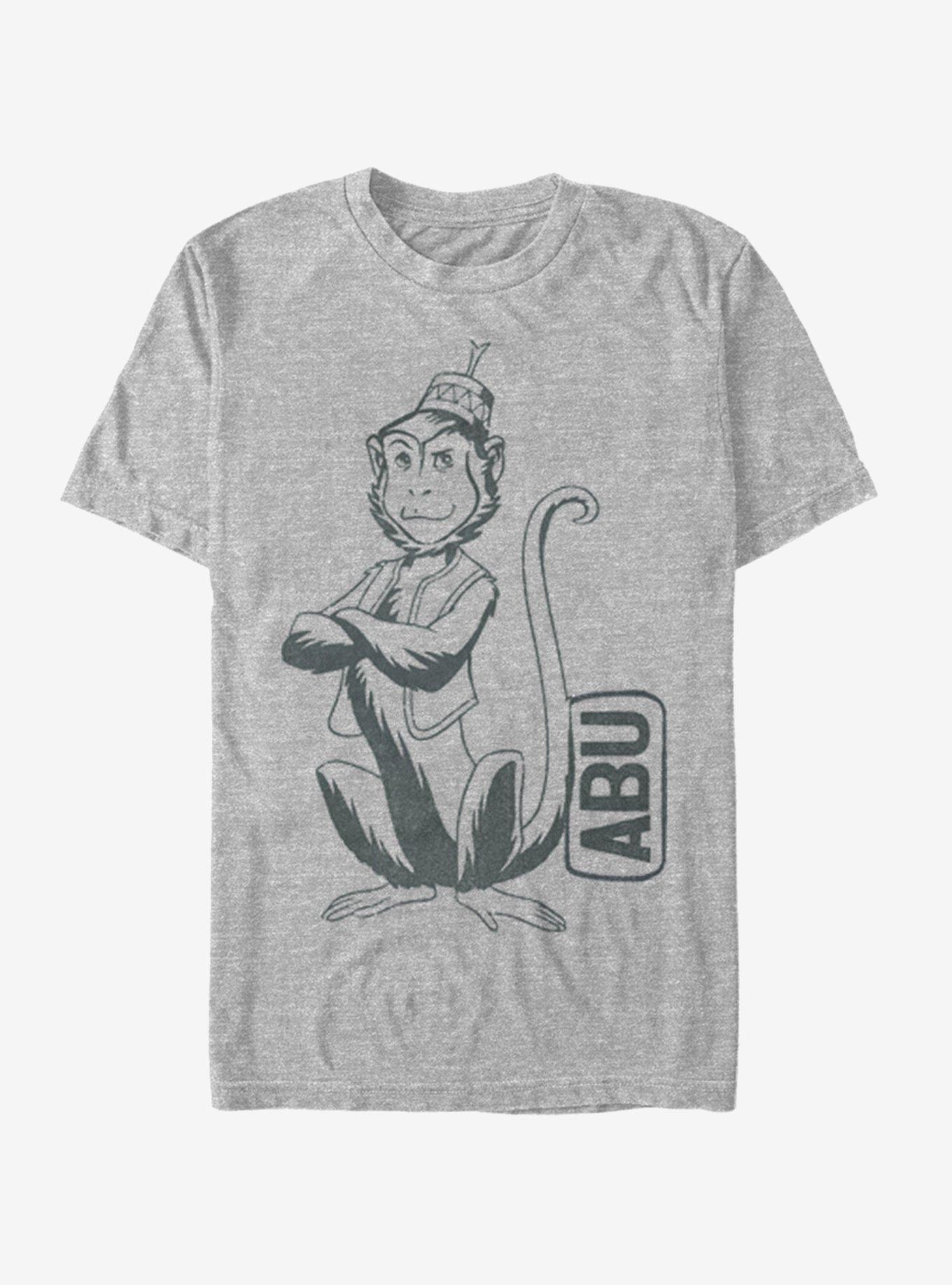 Disney Aladdin 2019 Abu Side Kick Pocket T-Shirt, ATH HTR, hi-res