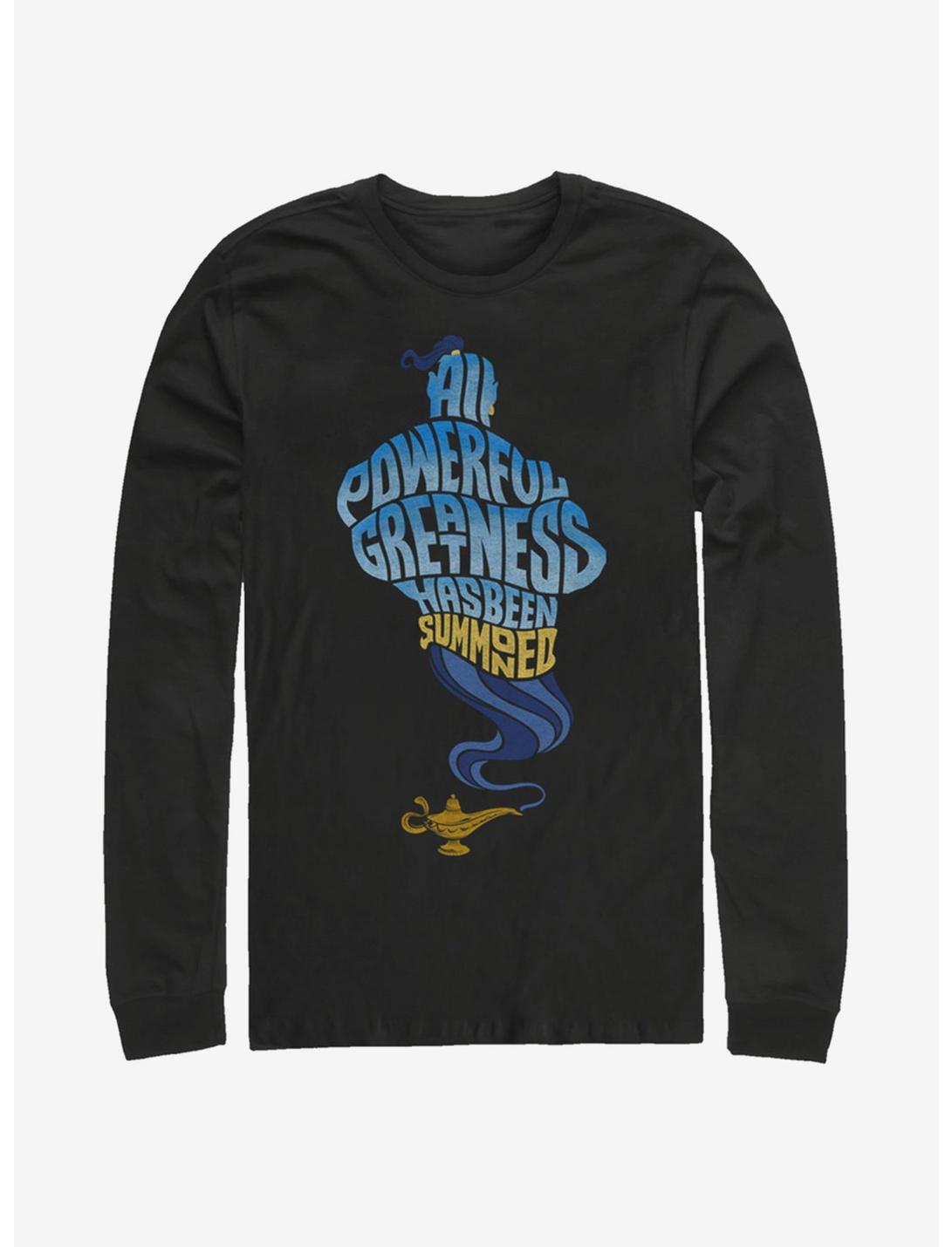 Disney Aladdin 2019 All Powerful Genie Long-Sleeve T-Shirt , BLACK, hi-res