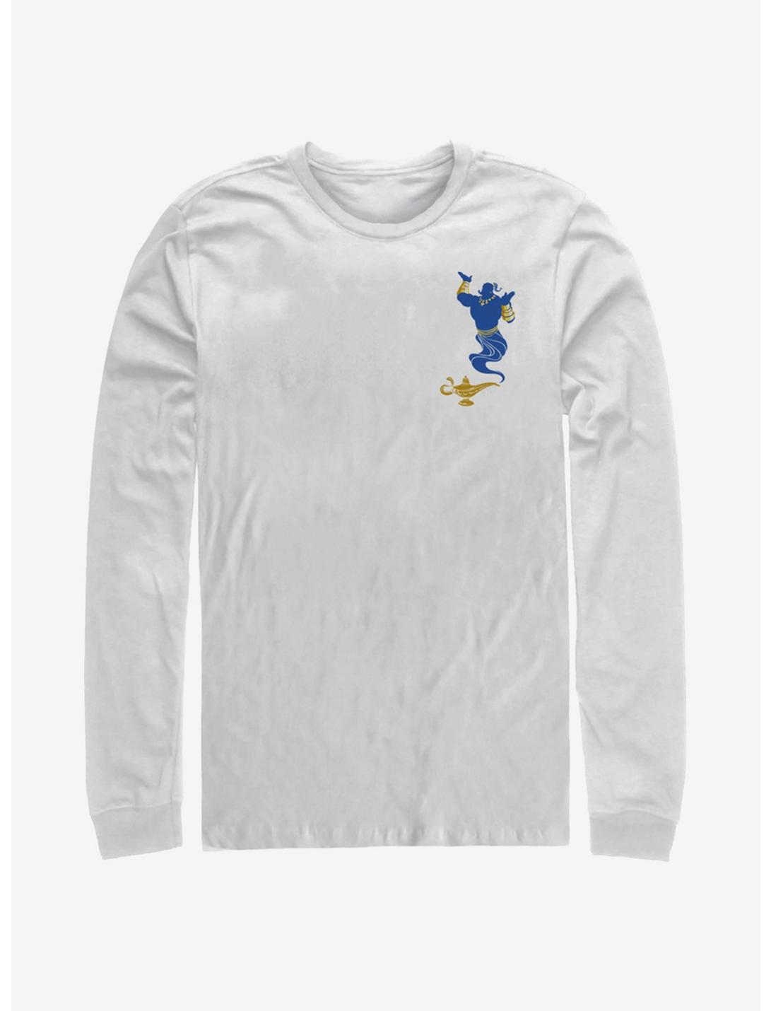 Disney Aladdin 2019 Pocket Lamp Long-Sleeve T-Shirt , WHITE, hi-res