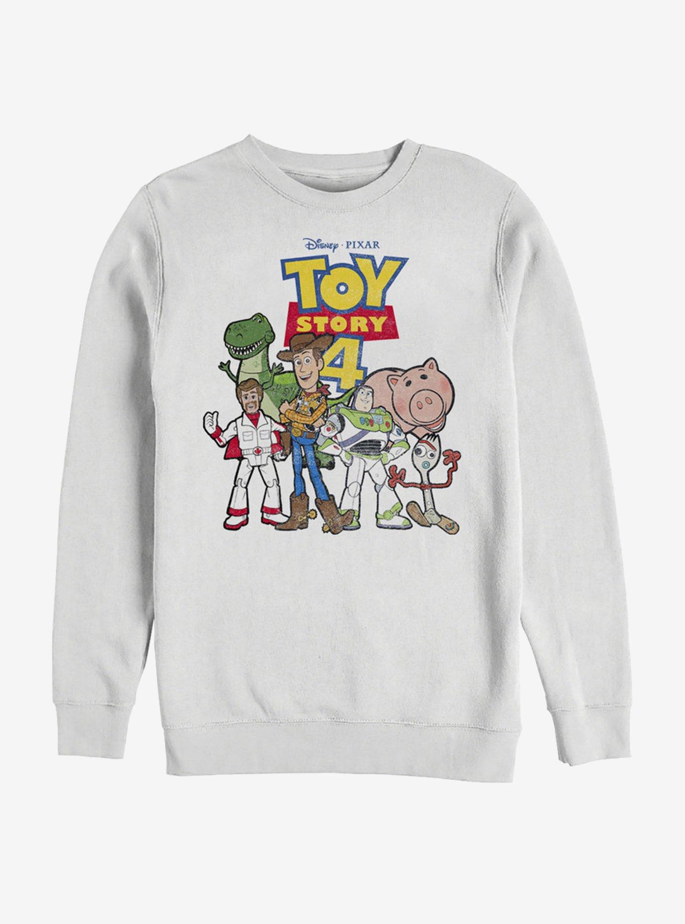 Disney Pixar Toy Story 4 Toy Crew Sweatshirt, WHITE, hi-res