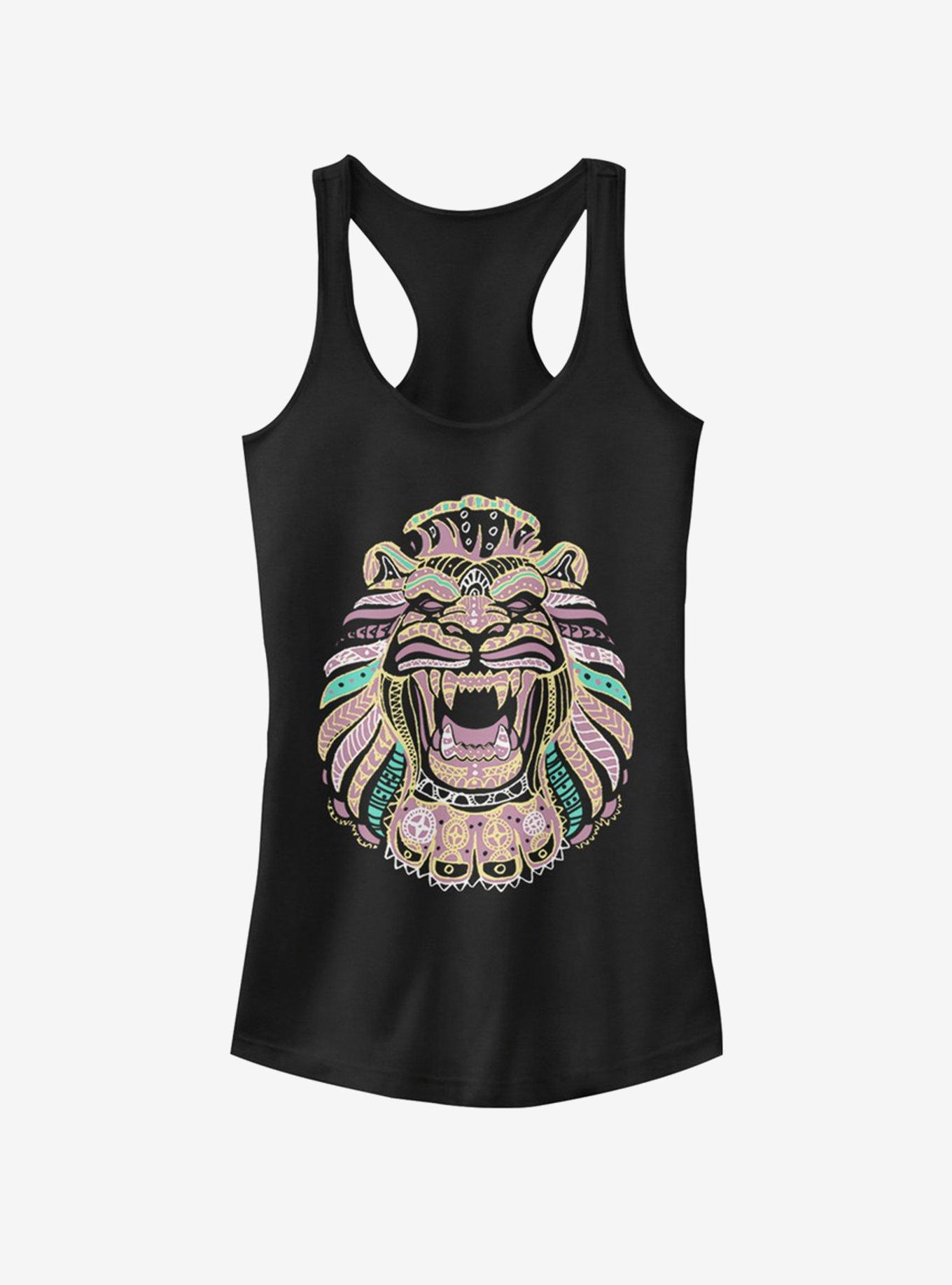 Disney Aladdin 2019 Aladdin Lion Girls Tank, BLACK, hi-res