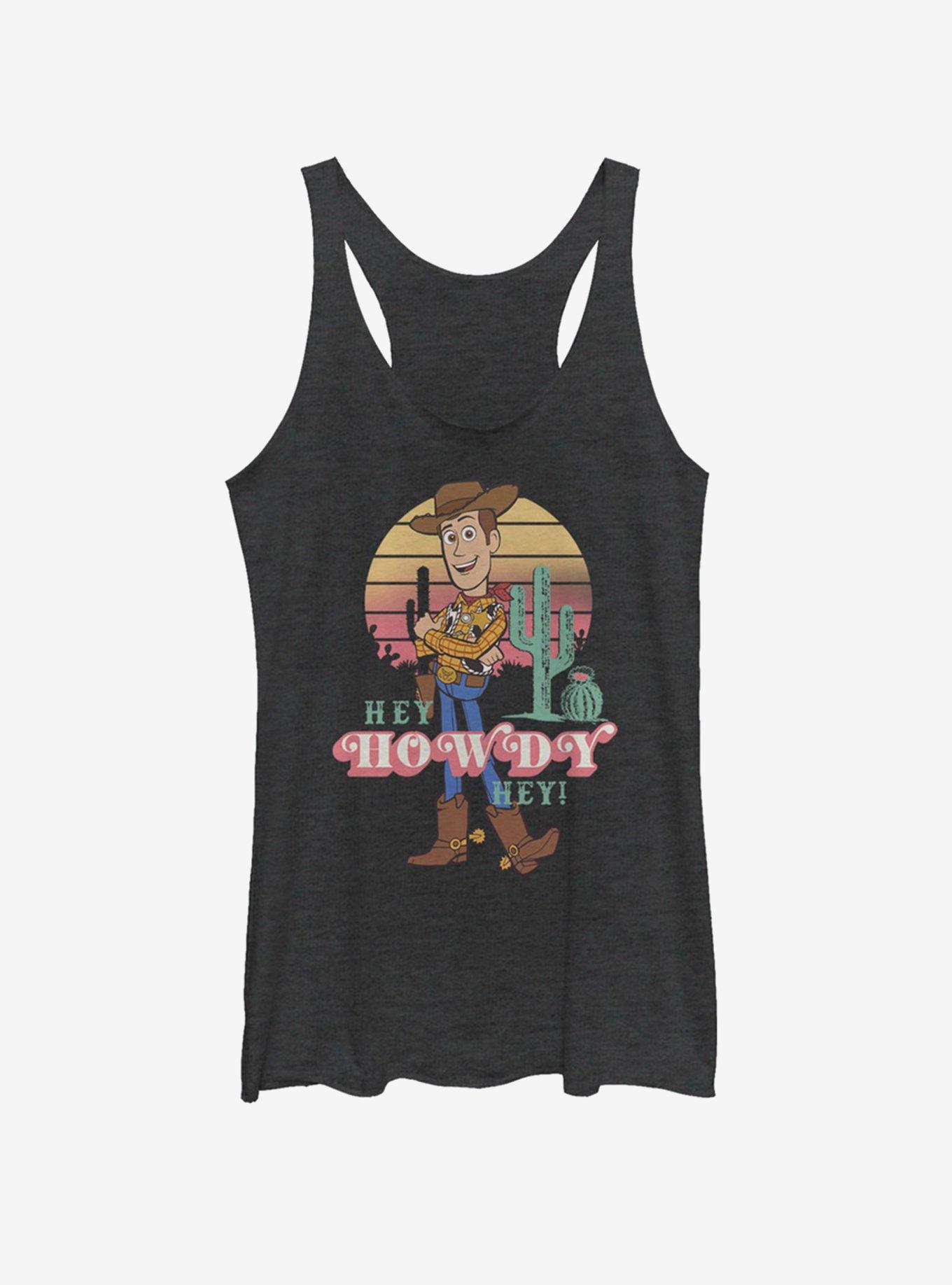 Disney Pixar Toy Story 4 Hey Howdy Girls Tank, BLK HTR, hi-res