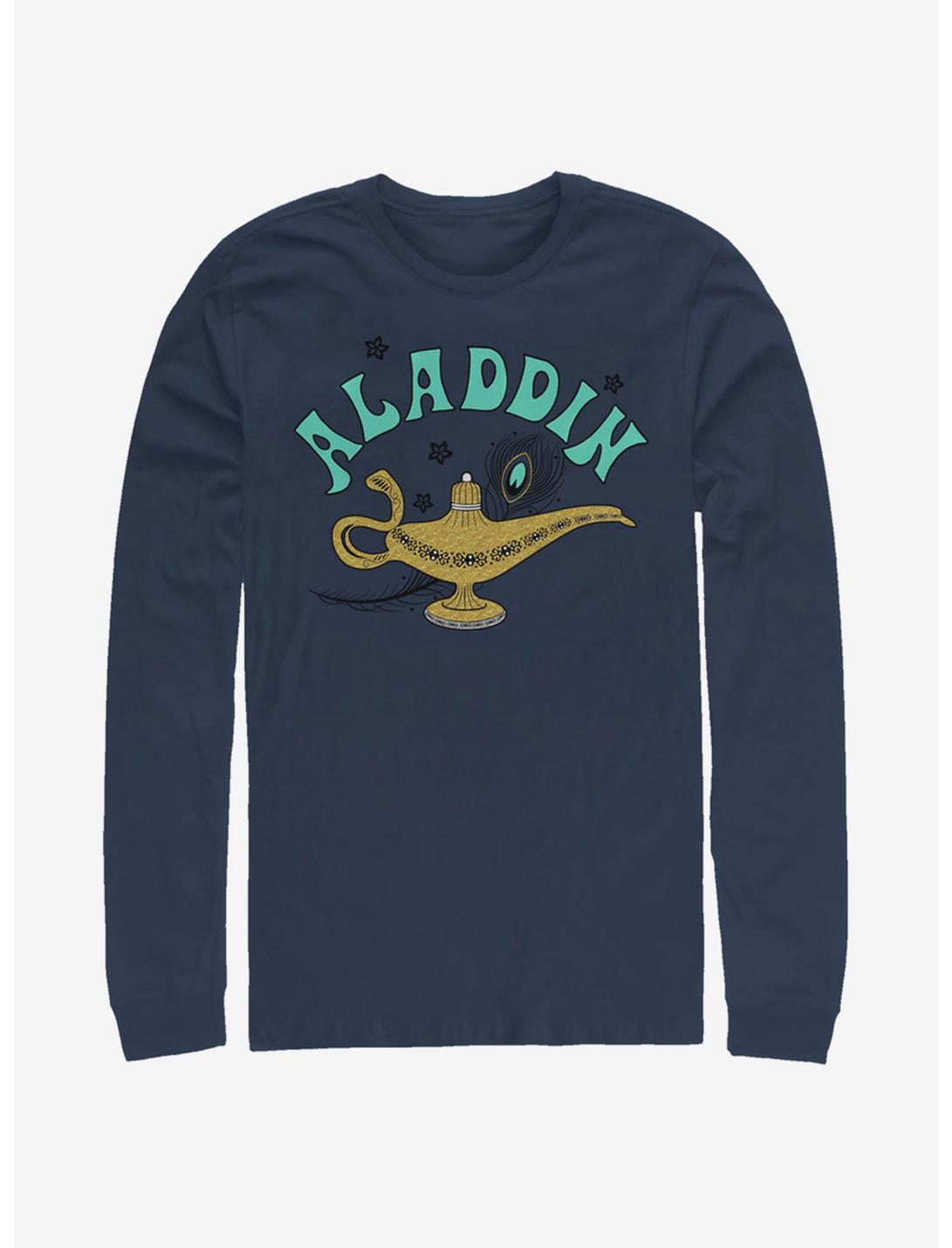 Disney Aladdin 2019 Aladdin Lamp Long-Sleeve T-Shirt , NAVY, hi-res