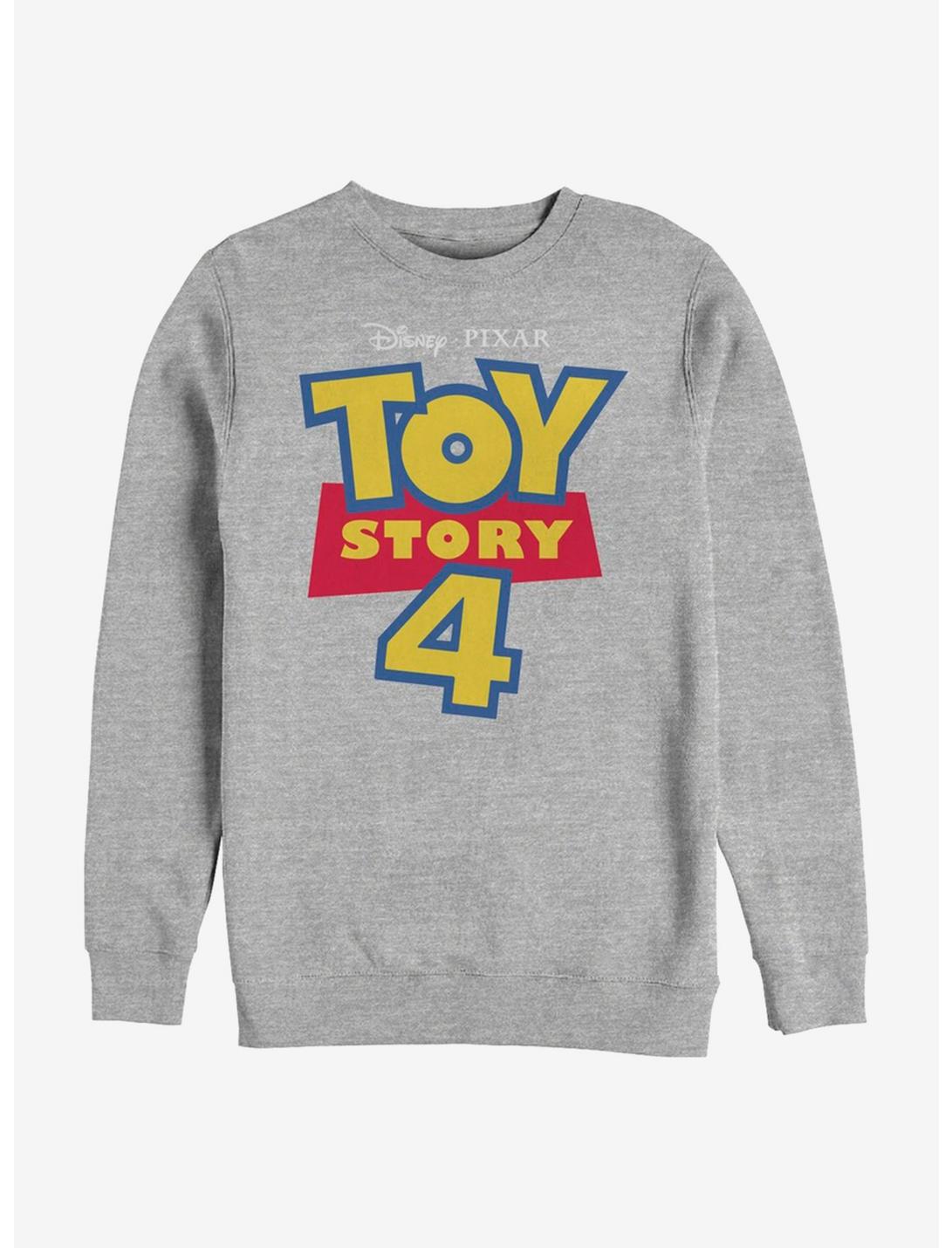 Disney Pixar Toy Story 4 Full Color Logo Sweatshirt, ATH HTR, hi-res