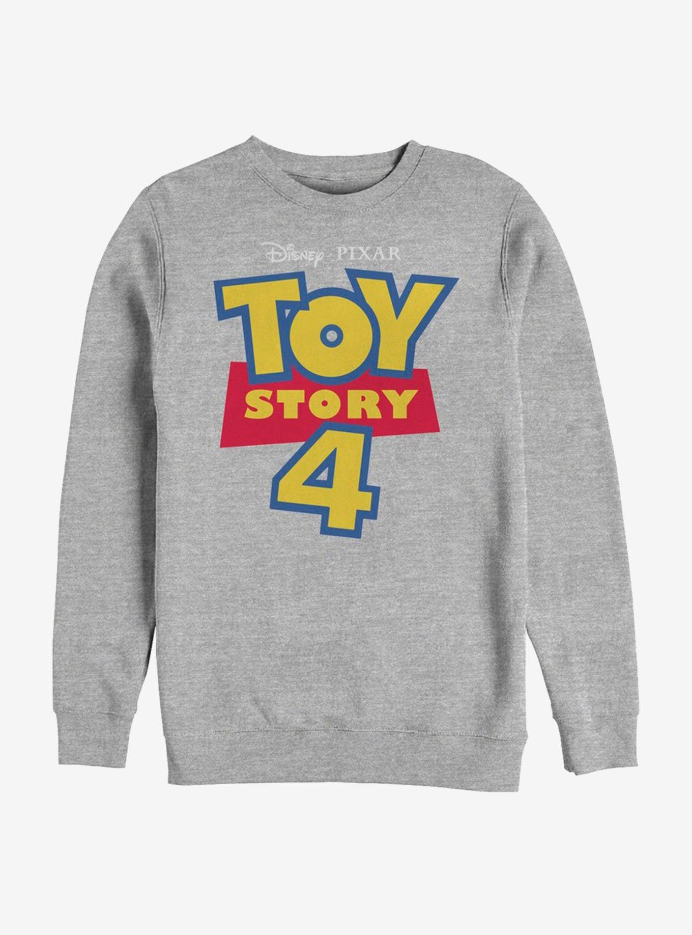 Disney Pixar Toy Story 4 Full Color Logo Sweatshirt, ATH HTR, hi-res