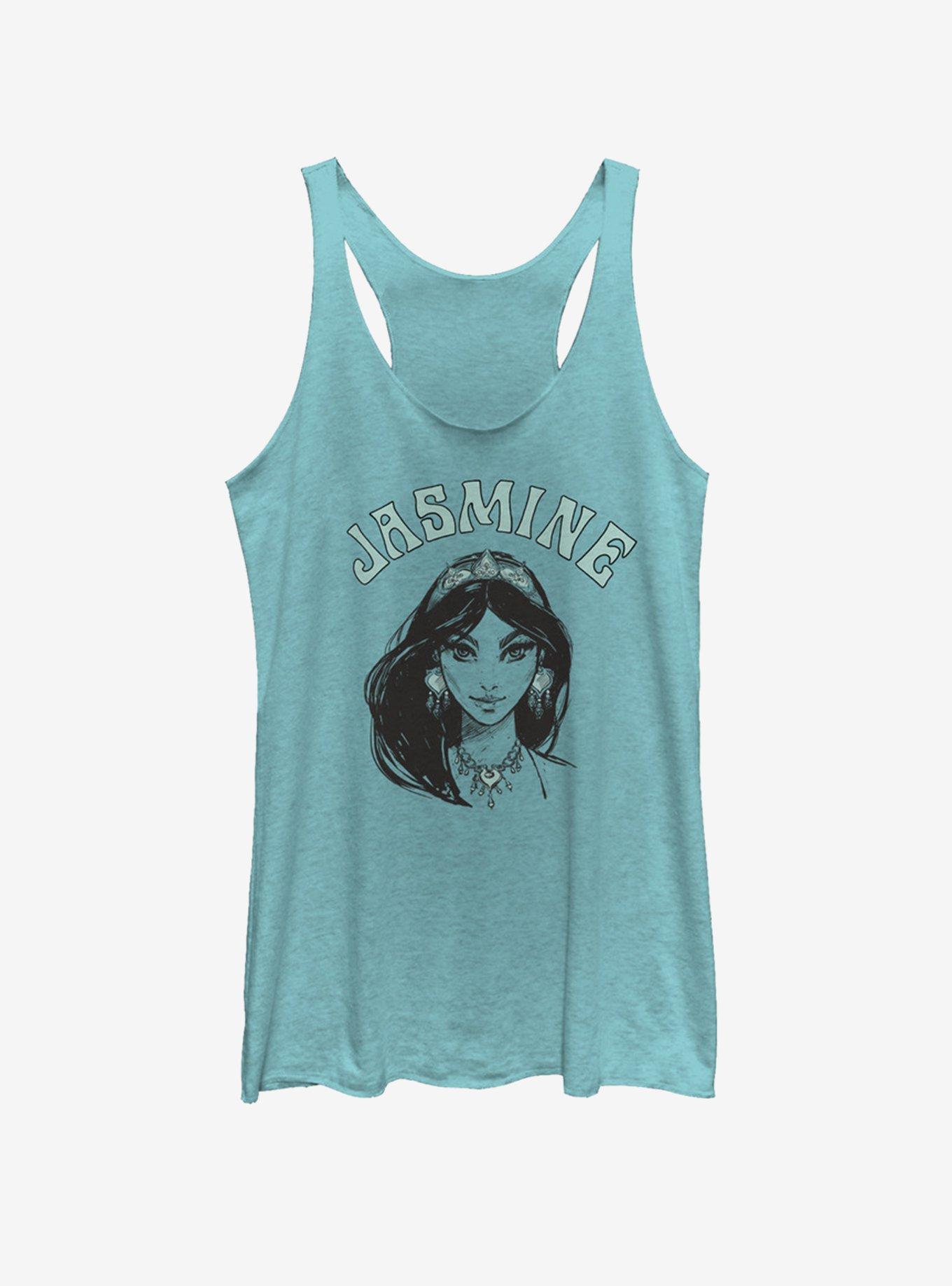 Disney Aladdin 2019 Jasmine Girls Tank, TAHI BLUE, hi-res