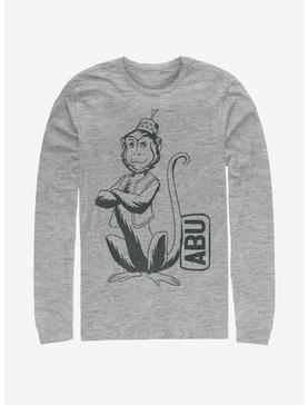 Plus Size Disney Aladdin 2019 Abu Side Kick Pocket Long-Sleeve T-Shirt , , hi-res