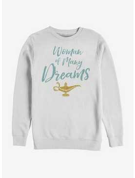 Disney Aladdin 2019 Woman of Many Dreams Cursive Sweatshirt, WHITE, hi-res