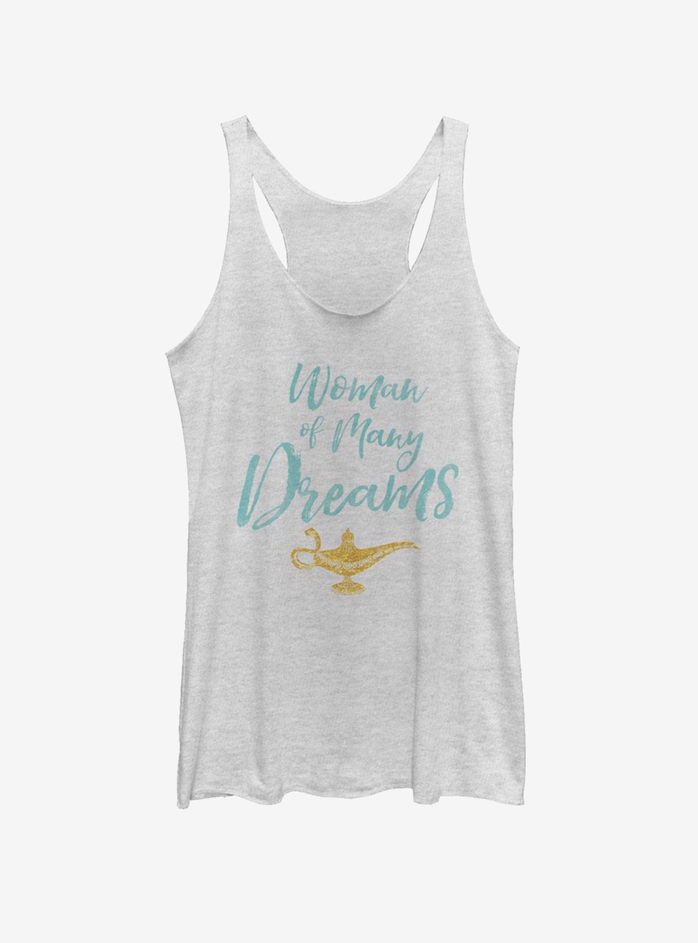 Disney Aladdin 2019 Woman of Many Dreams Cursive Girls Tank, , hi-res