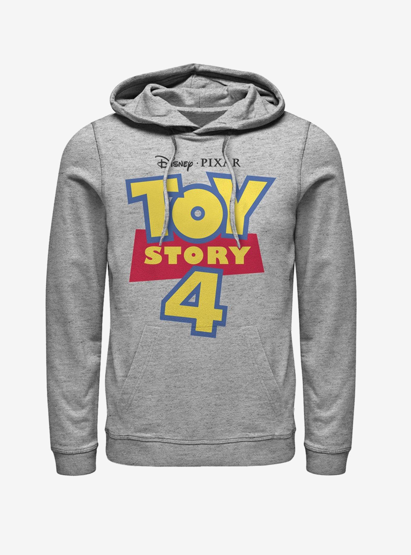 Disney Pixar Toy Story 4 Full Color Logo Hoodie, ATH HTR, hi-res