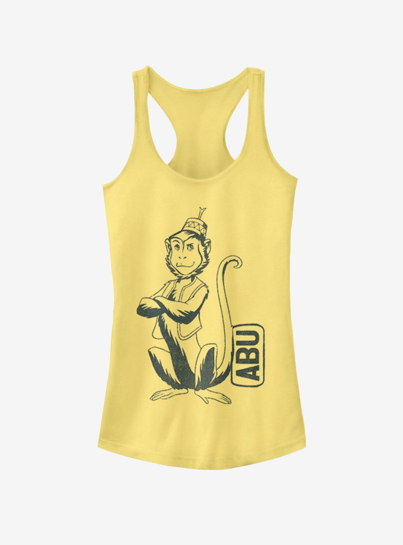 Disney Aladdin 2019 Abu Side Kick Pocket Girls Tank, BANANA, hi-res