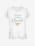 Disney Aladdin 2019 Woman of Many Dreams Cursive Girls T-Shirt, , hi-res