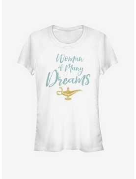 Disney Aladdin 2019 Woman of Many Dreams Cursive Girls T-Shirt, , hi-res