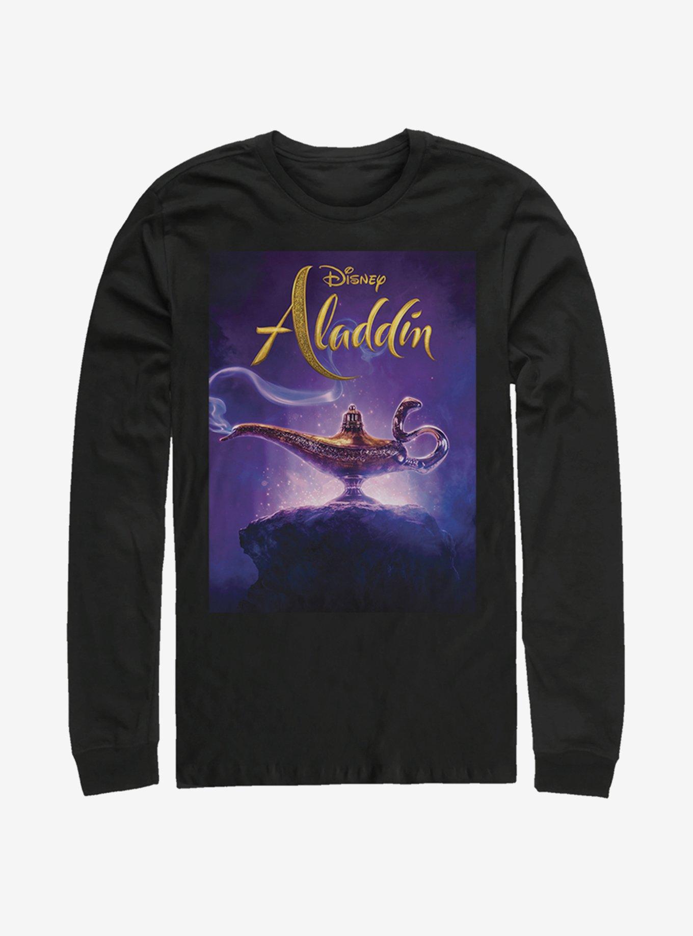 Disney Aladdin 2019 Aladdin Live Action Cover Long-Sleeve T-Shirt , BLACK, hi-res