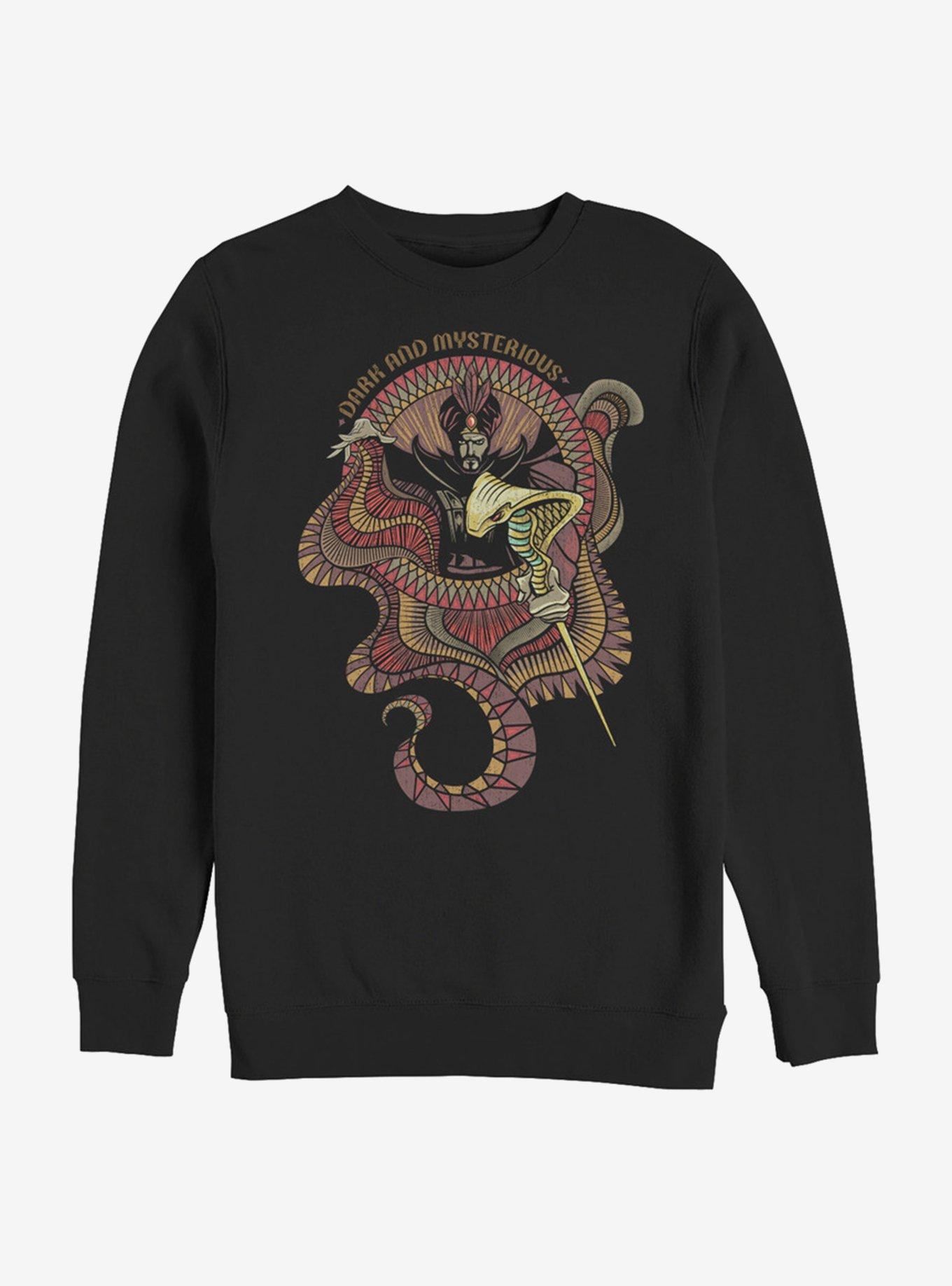 Disney Aladdin 2019 Jafar Circular Sweatshirt, BLACK, hi-res