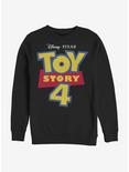 Disney Pixar Toy Story 4 Full Color Logo Sweatshirt, BLACK, hi-res