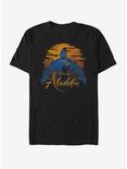 Disney Aladdin 2019 Genie Silhouette T-Shirt, BLACK, hi-res