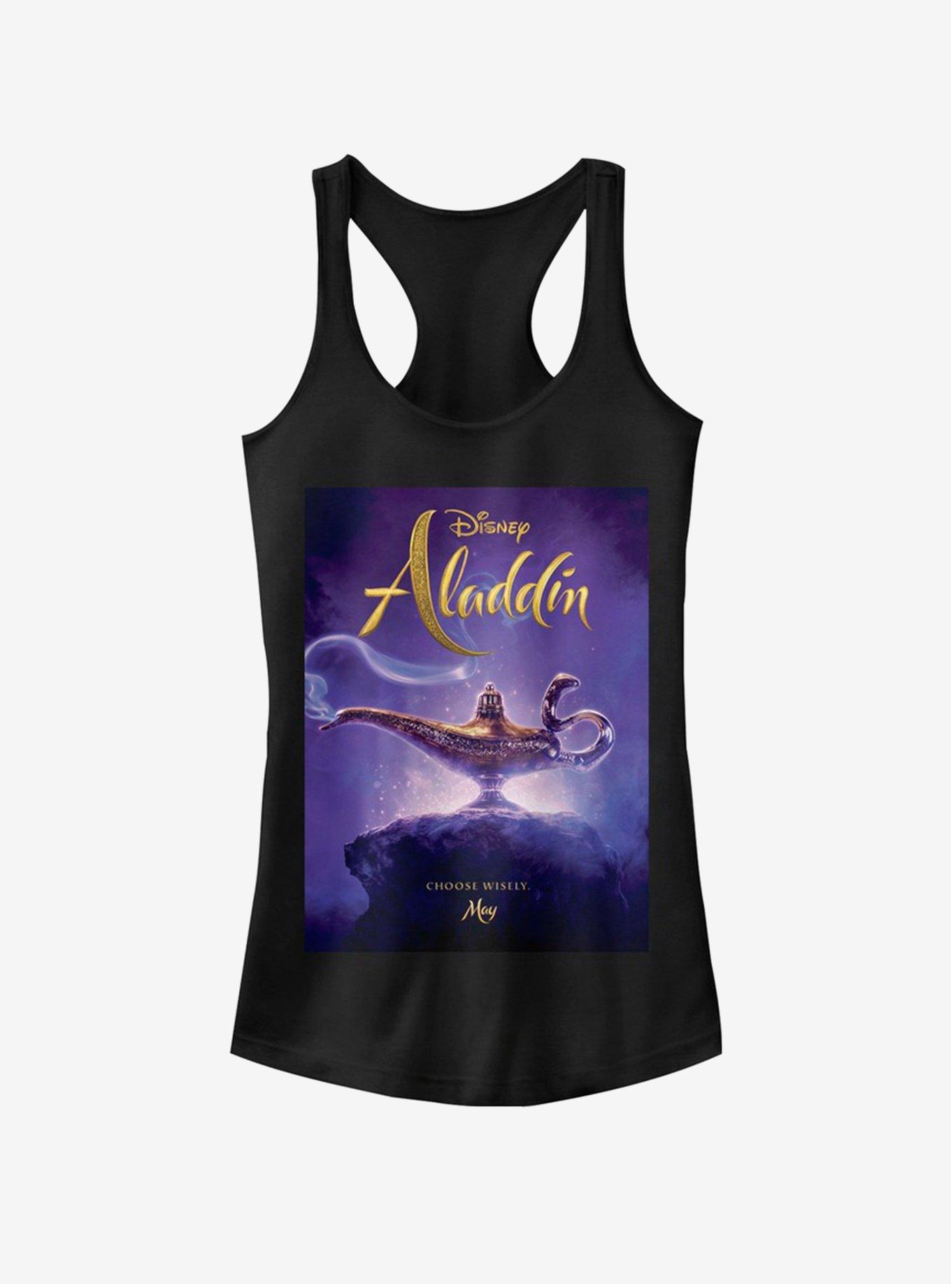 Disney Aladdin 2019 Aladdin Live Action Cover Girls Tank, BLACK, hi-res