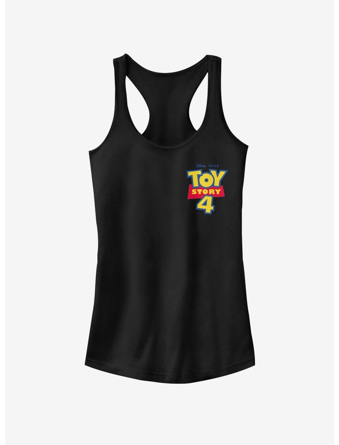 Disney Pixar Toy Story 4 Chest Color Logo Girls Tank, BLACK, hi-res