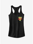 Disney Pixar Toy Story 4 Chest Color Logo Girls Tank, BLACK, hi-res