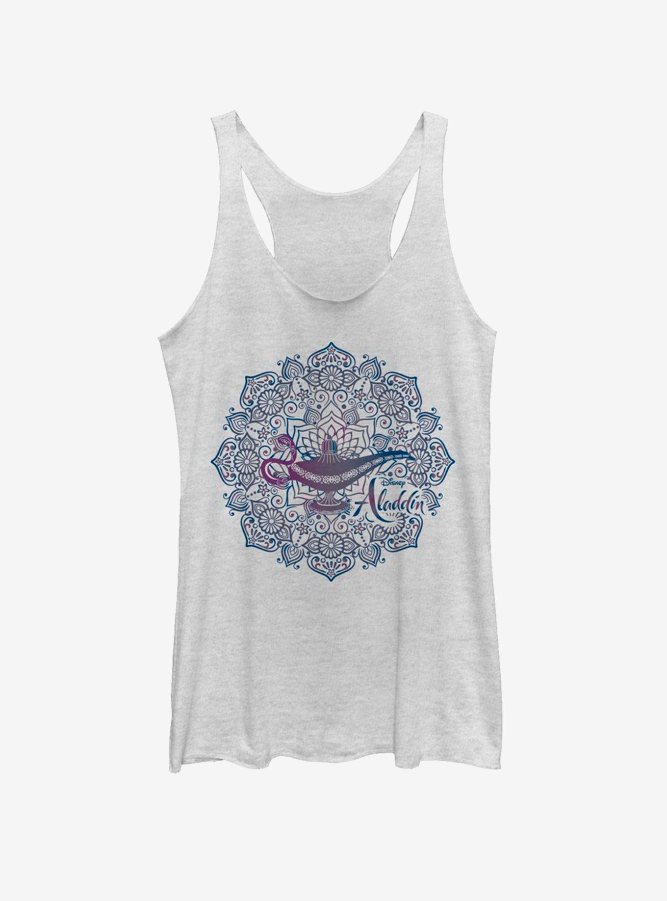 Disney Aladdin 2019 Lamp Mandala Girls Tank, WHITE HTR, hi-res