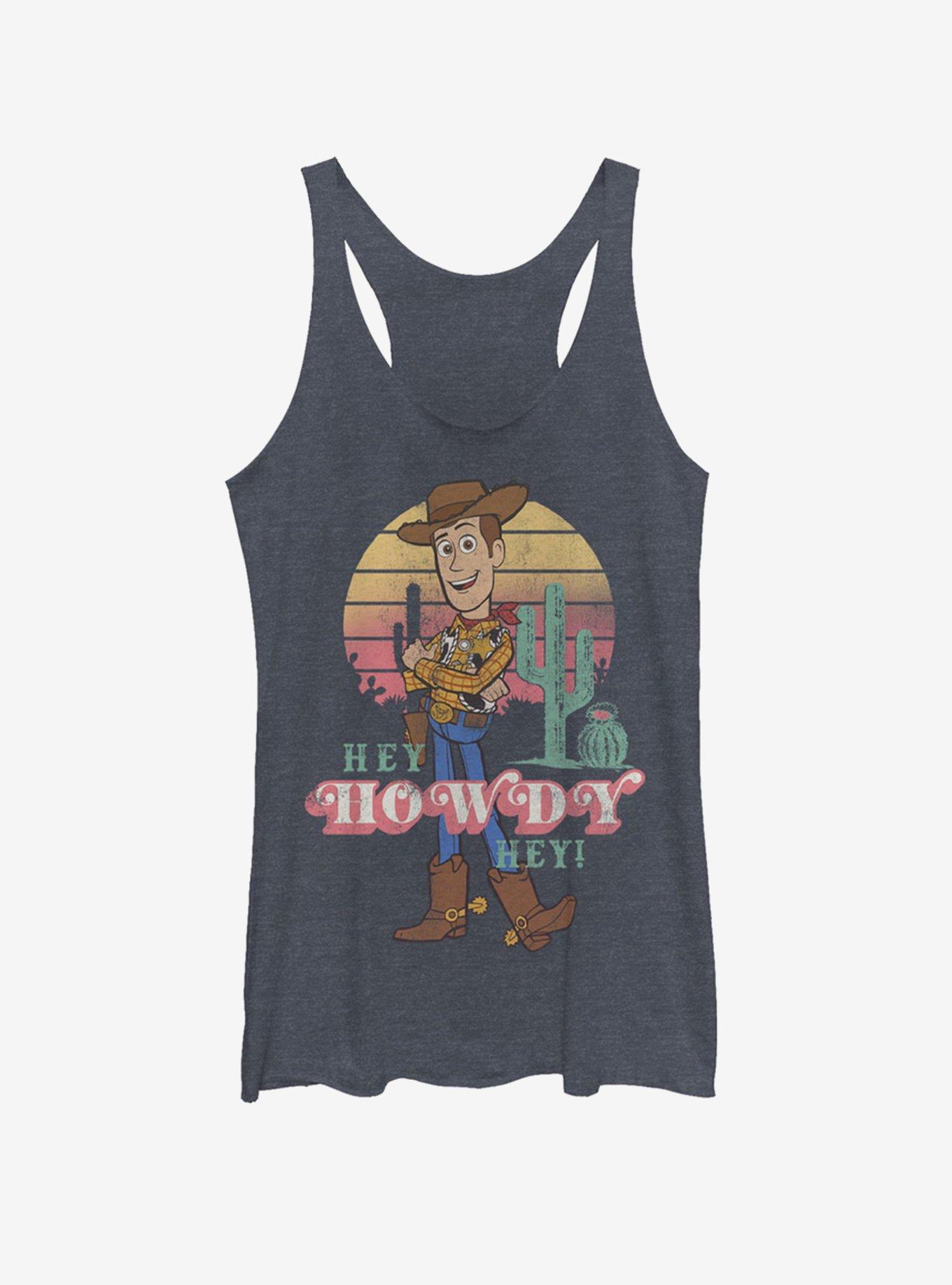 Disney Pixar Toy Story 4 Hey Howdy Girls Tank, NAVY HTR, hi-res