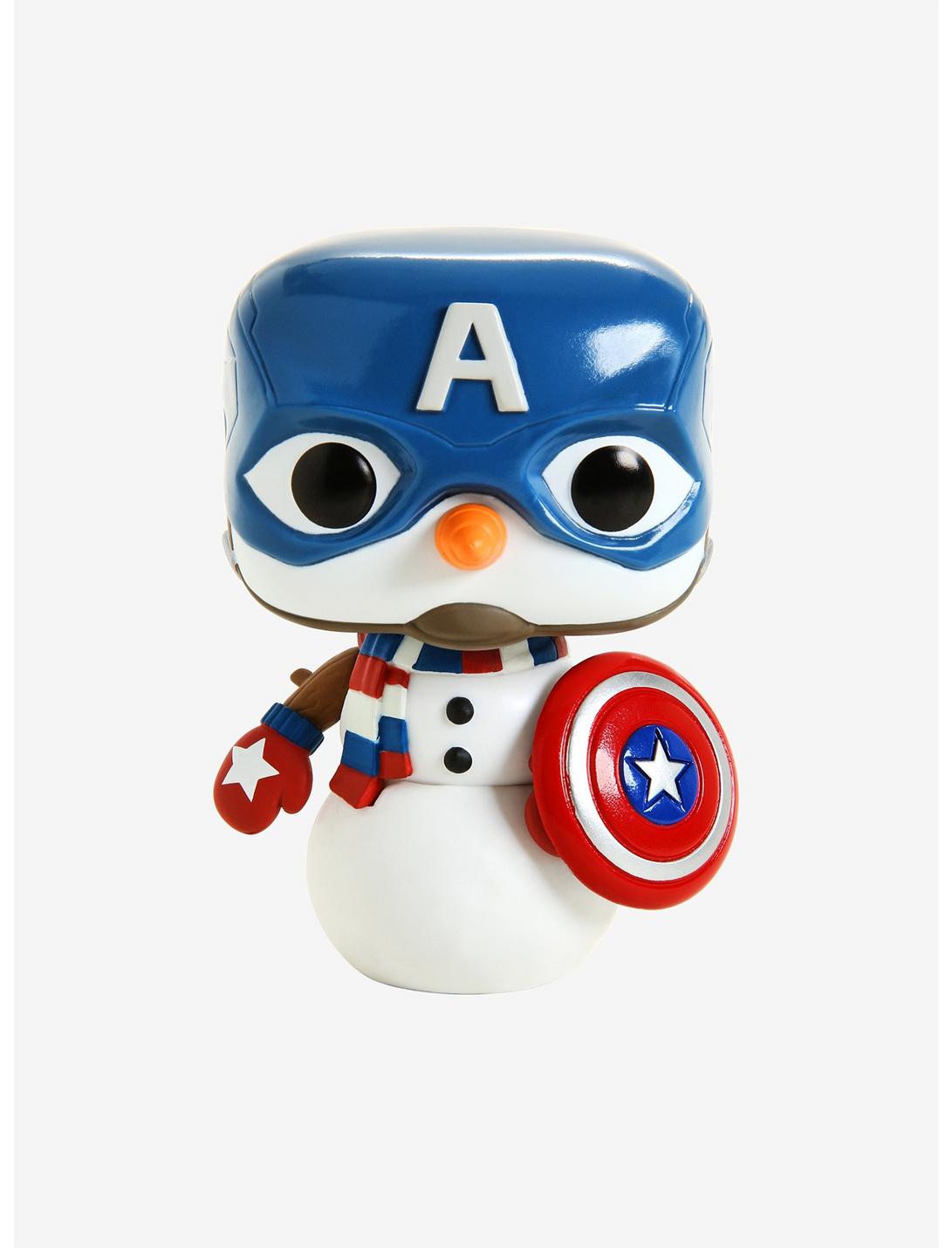 Funko Pop! Marvel Holiday Cap Snowman Vinyl Bobble-Head, , hi-res