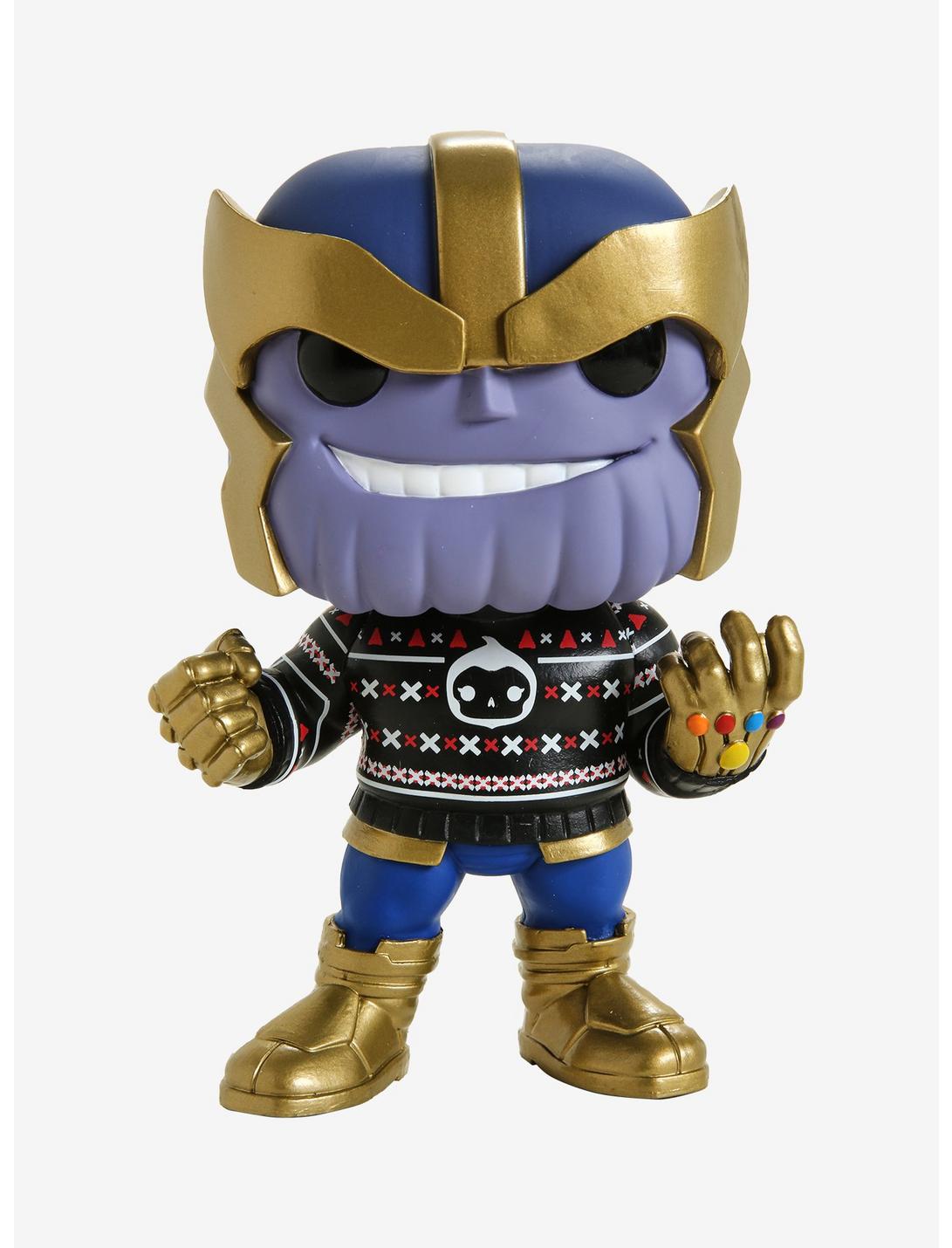 Funko Pop! Marvel Thanos (Holiday) Vinyl Bobble-Head, , hi-res