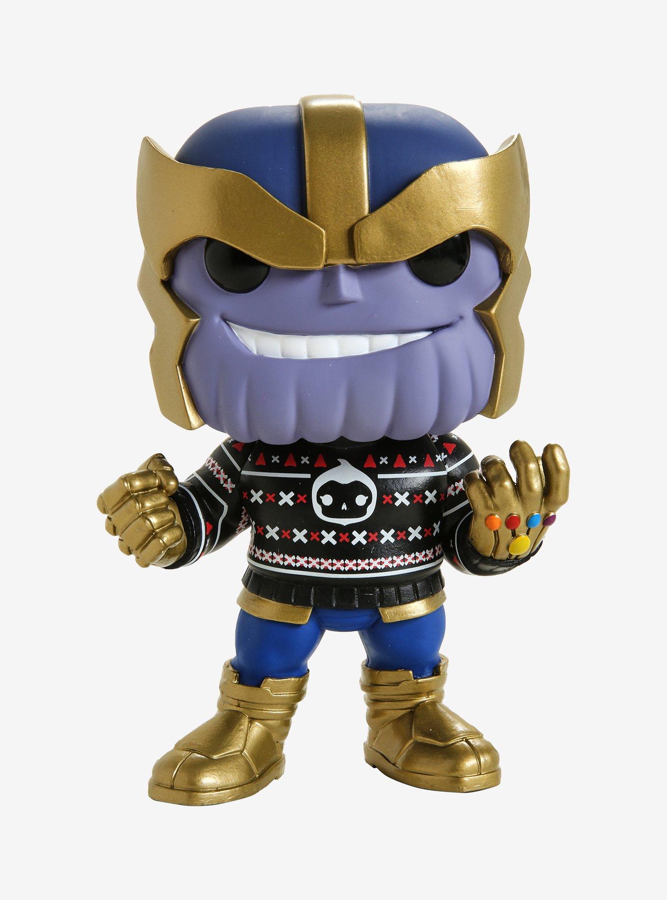 Funko Pop! Marvel Thanos (Holiday) Vinyl Bobble-Head, , hi-res