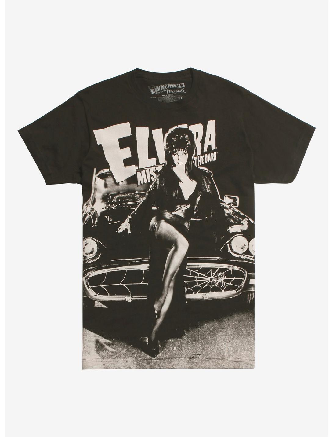 Elvira Mistress Of The Dark Macabre Mobile T-Shirt, WHITE, hi-res