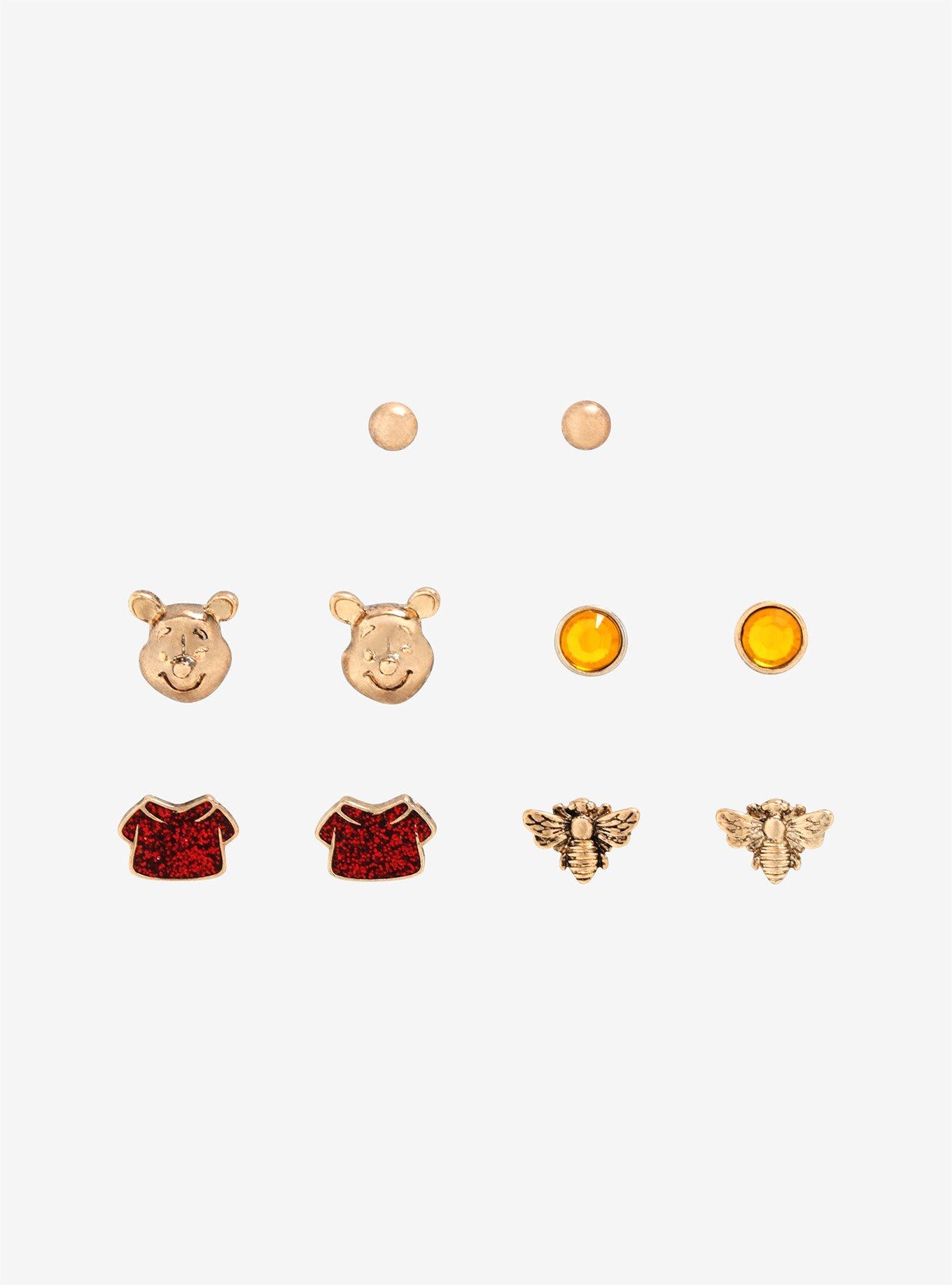 Disney Winnie The Pooh Earring Set, , hi-res