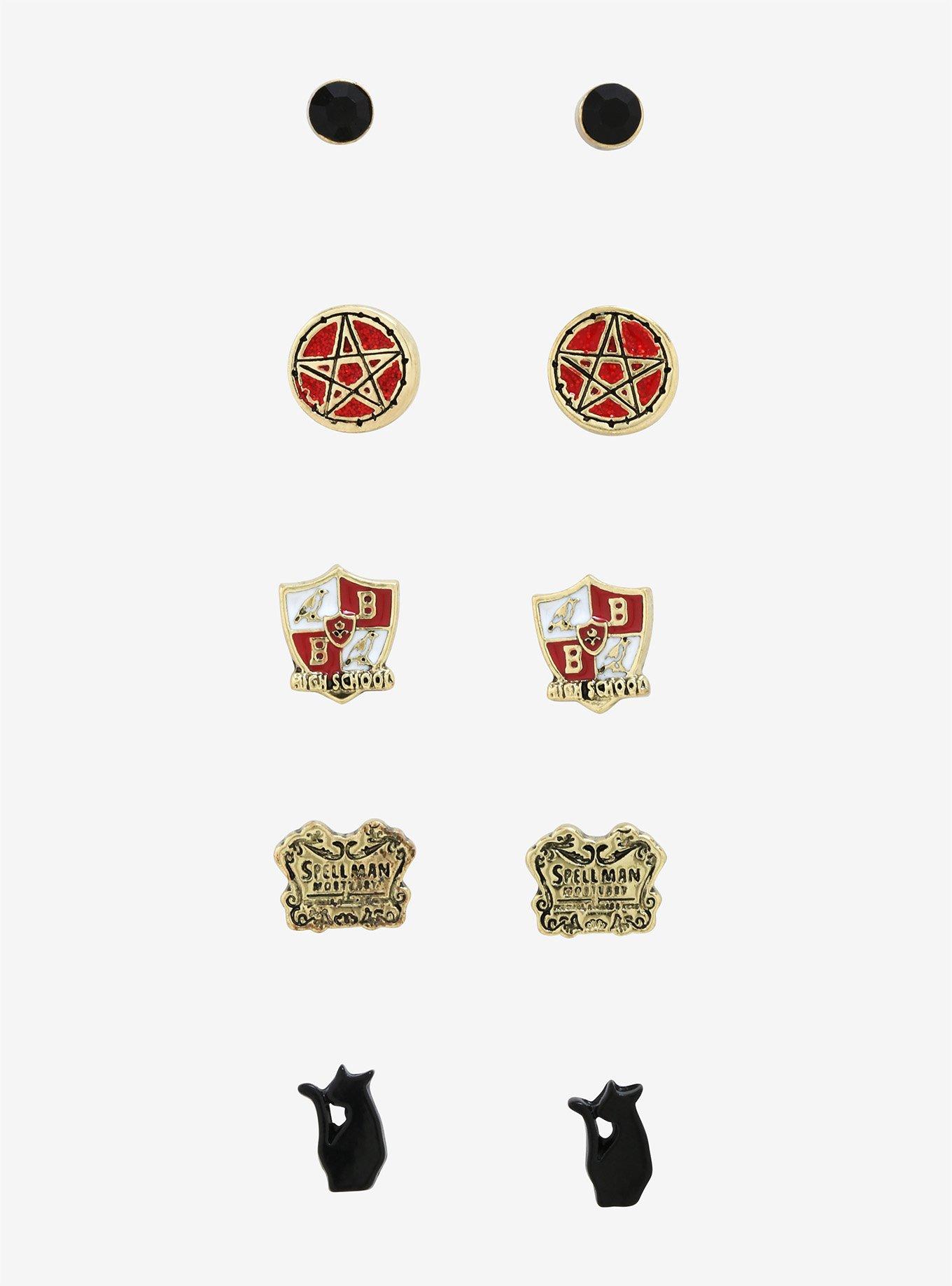 Chilling Adventures Of Sabrina Icons Earring Set, , hi-res