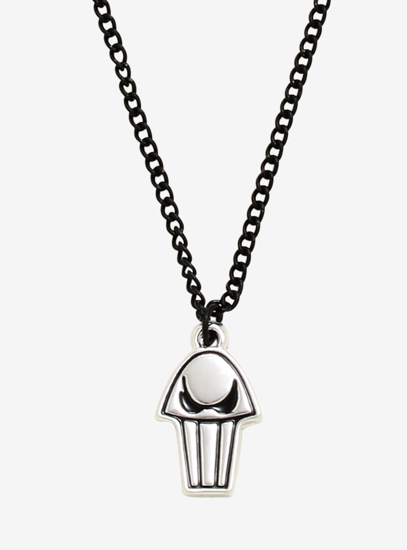 Disney Villains Hades Skull Icon Necklace, , hi-res