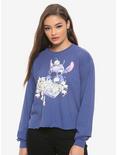 Disney Lilo & Stitch Duckies Girls Crop Long-Sleeve T-Shirt, MULTI, hi-res