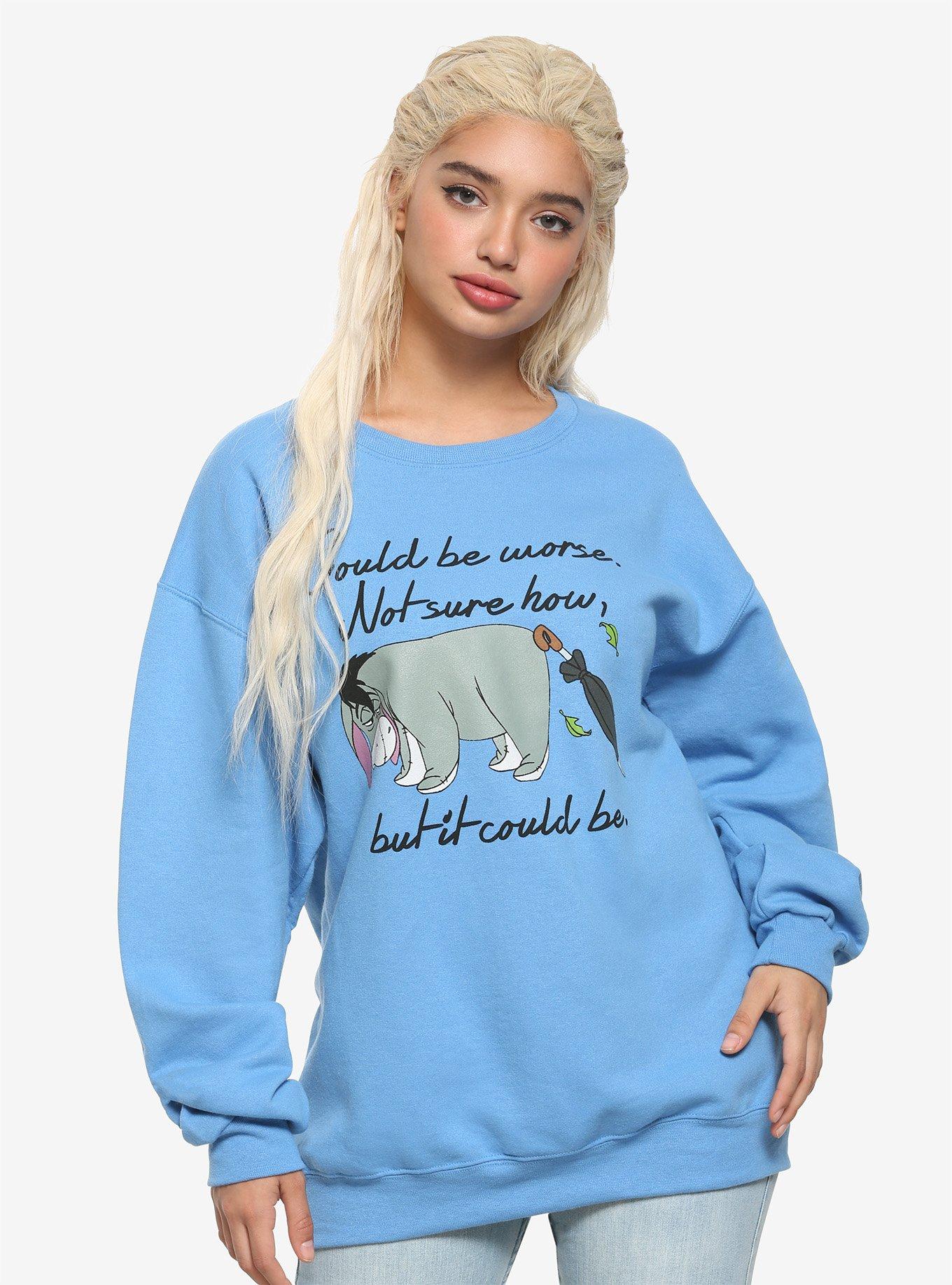Disney Winnie The Pooh Eeyore Could Be Worse Girls Sweatshirt, MULTI, hi-res