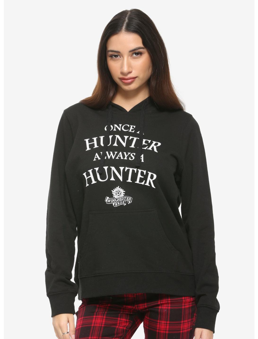Supernatural Once A Hunter Girls Sweatshirt, WHITE, hi-res